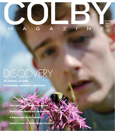 Colby Magazine Summer 2015 cover