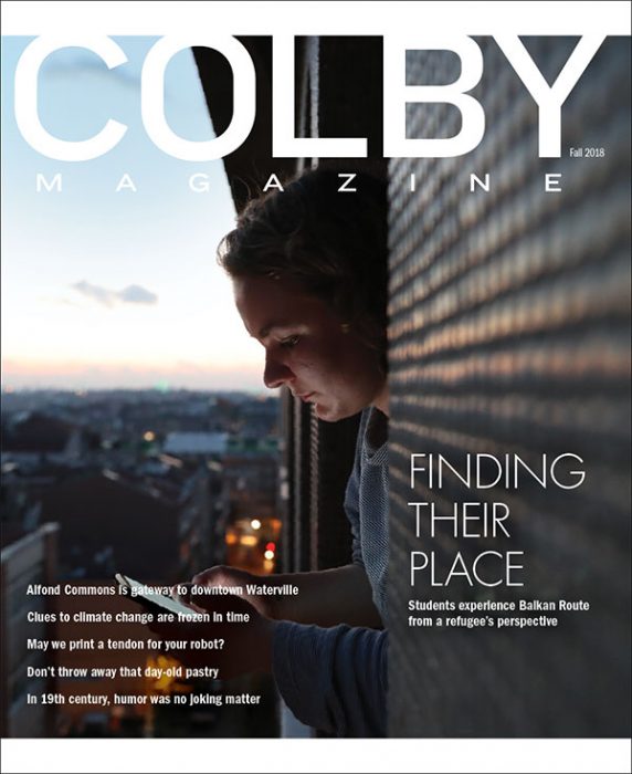 Colby Magazine Fall 2018 cover