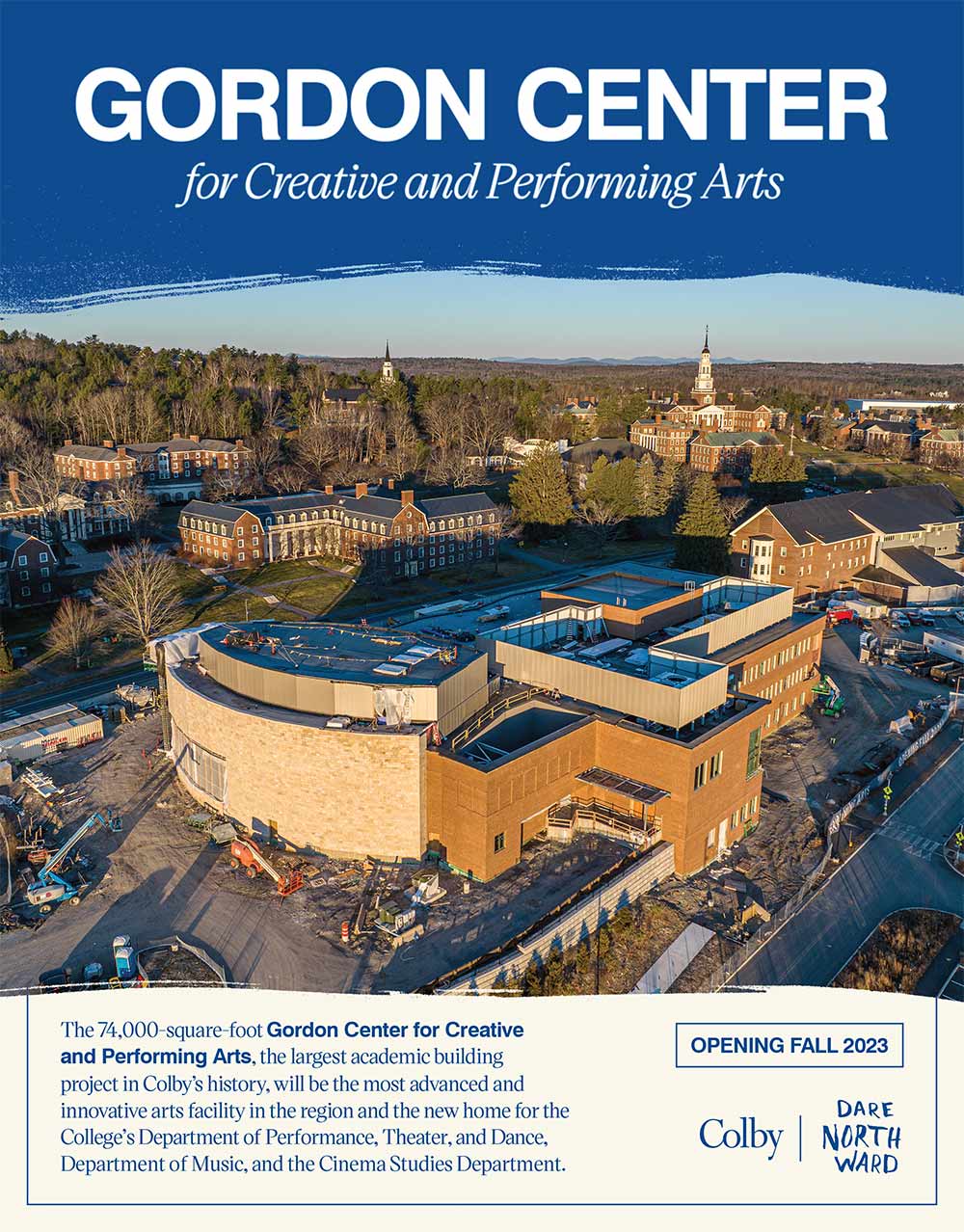 Gordon Center for Creative and Performing Arts Advertisement