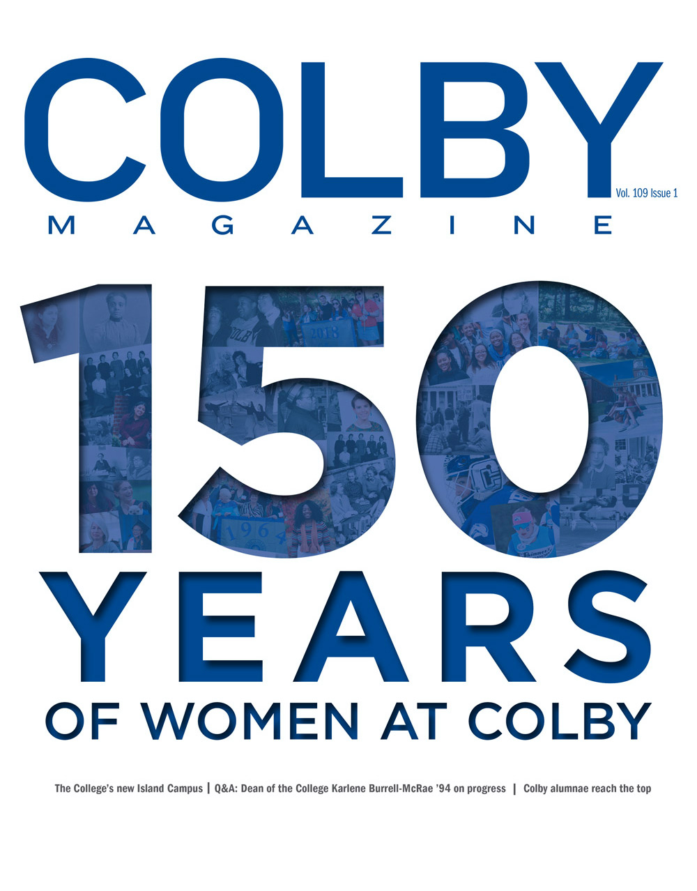 Colby Magazine Vol. 109 Issue 1 cover
