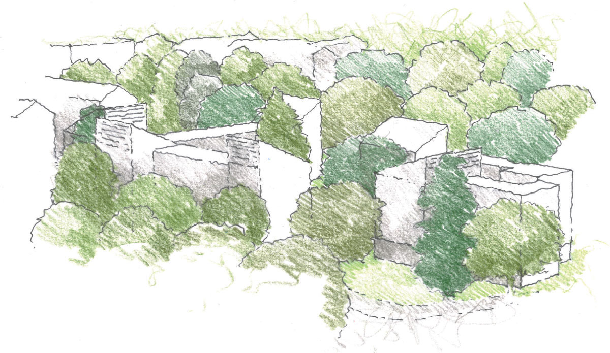 building layout sketch